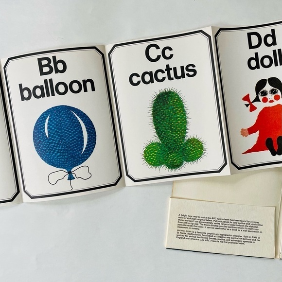 The ABC Frieze Fold Out Alphabet Panels Michael Spink 1960’s - Picture 5 of 7